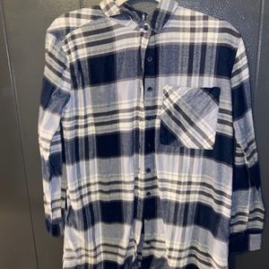 Forever 21 Flannel. Navy Blue. Size M